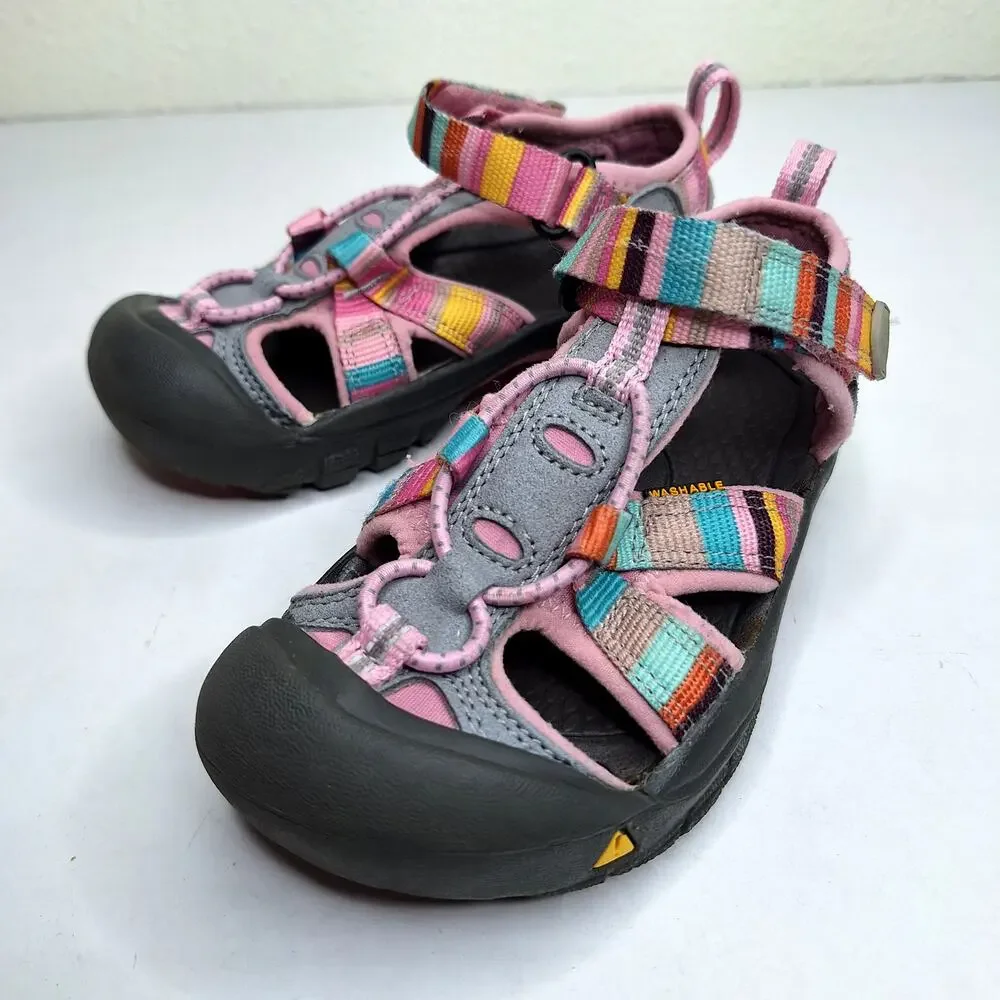 KEEN Venice H2 Sandals Lilac Raya Girls 11 Outdoor Hiking Closed Toe Water Shoes